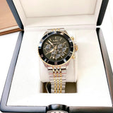  Shop Authentic Michael Kors Bayville Chronograph Black Dial Two Tone Steel Strap Watch For Women - MK8872 - Luxxuri