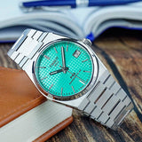  Shop Authentic Tissot PRX Powermatic 80 Light Green Dial Silver Steel Strap Watch for Men - T137.207.11.091.01 - Luxxuri
