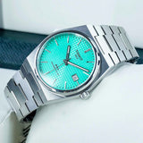  Shop Authentic Tissot PRX Powermatic 80 Automatic Mint Green Dial Silver Steel Strap Watch for Men - T137.407.11.091.01 - Luxxuri