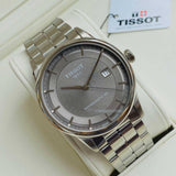  Shop Authentic Tissot Luxury Powermatic 80 Grey Dial Silver Steel Strap Watch for Men - T086.407.11.061.00 - Luxxuri