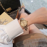  Shop Authentic Burberry The Classic Champagne Dial Gold Steel Strap Watch for Women - BU10109 - Luxxuri