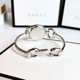  Shop Authentic Gucci Horsebit Quartz Red Dial Silver Steel Strap Watch For Women - YA139502 - Luxxuri