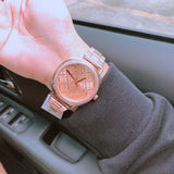  Shop Authentic Michael Kors Nia Quartz Rose Gold Dial Rose Gold Steel Strap Watch For Women - MK3990 - Luxxuri