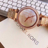  Shop Authentic Michael Kors Parker Mother of Pearl Pink Dial Two Tone Steel Strap Watch for Women - MK6402 - Luxxuri
