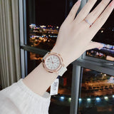  Shop Authentic Michael Kors Sidney Chronograph White Dial Beige Leather Strap Watch For Women - MK6949 - Luxxuri