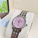  Shop Authentic Tissot T Classic Carson Premium Pink Dial Silver Steel Strap Watch for Women - T122.210.11.159.00 - Luxxuri