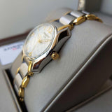  Shop Authentic Tissot T Wave Mother of Pearl Dial Two Tone Steel Strap Watch for Women - T023.210.22.117.00 - Luxxuri