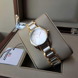  Shop Authentic Tissot T Wave Mother of Pearl Dial Two Tone Steel Strap Watch for Women - T023.210.22.117.00 - Luxxuri