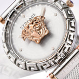  Shop Authentic Versace Palazzo Empire Silver Dial Silver Mesh Bracelet Watch for Women - VEDV00419 - Luxxuri