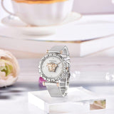  Shop Authentic Versace Palazzo Empire Silver Dial Silver Mesh Bracelet Watch for Women - VEDV00419 - Luxxuri