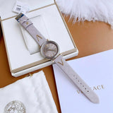  Shop Authentic Versace V-Twist Quartz Purple Dial Purple Leather Strap Watch for Women - VELS00219 - Luxxuri