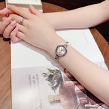  Shop Authentic Swarovski Crystal Flower Silver Dial Silver Steel Strap Watch for Women - 5547622 - Luxxuri