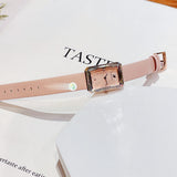  Shop Authentic Swarovski Uptown Pink Dial Pink Leather Strap Watch for Women - 5547719 - Luxxuri