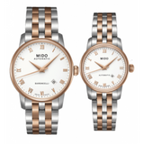  Shop Authentic Mido Baroncelli Automatic White Dial Two Tone Steel Strap Watch For Women - M8600.9.N6.1 - Luxxuri