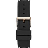 Shop Authentic Guess Zena Chronograph Black Dial Black Rubber Strap Watch For Women - W1094L6 - Luxxuri