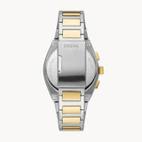  Shop Authentic Fossil Everett Chronograph Gold Dial Two Tone Steel Strap Watch for Men - FS5796 - Luxxuri