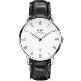  Shop Authentic Daniel Wellington Dapper Reading White Dial Black Leather Strap Watch For Men - DW00100108 - Luxxuri