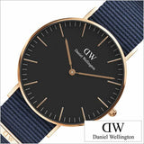  Shop Authentic Daniel Wellington Classic Bayswater Black Dial Black NATO Strap Watch For Women - DW00100281 - Luxxuri