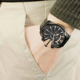  Shop Authentic Diesel Mega Chief Black Dial Black Steel Strap Watch For Men - DZ4309 - Luxxuri
