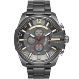  Shop Authentic Diesel  Mega Chief Chronograph Grey Dial Grey Steel Strap Watch For Men - DZ4421 - Luxxuri