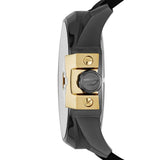  Shop Authentic Diesel Uber Chief Two Hand Black Dial Black Leather Strap Watch For Men - DZ7377 - Luxxuri
