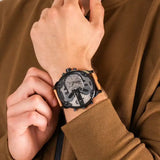 Shop Authentic Diesel Mr. Daddy 2.0 Chronograph Grey Dial Brown Leather Strap Watch For Men - DZ7406 - Luxxuri