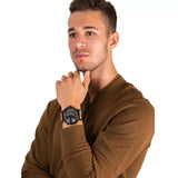  Shop Authentic Diesel Mr. Daddy 2.0 Chronograph Grey Dial Brown Leather Strap Watch For Men - DZ7406 - Luxxuri