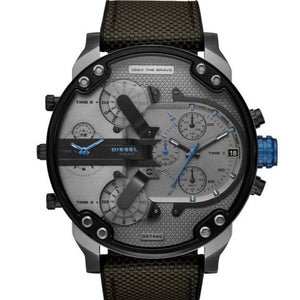  Shop Authentic Diesel Mr Daddy 2.0 Chronograph Grey Dial Black Nylon Strap Watch For Men - DZ7420 - Luxxuri