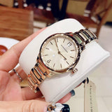  Shop Authentic Burberry The Classic Champagne Dial Gold Steel Strap Watch for Women - BU10109 - Luxxuri