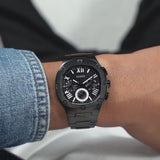  Shop Authentic Guess Headliner Multifunction Black Dial Black Steel Strap Watch For Men - GW0572G3 - Luxxuri