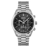  Shop Authentic Hugo Boss Champion Black Dial Silver Steel Strap Watch for Men - 1513871 - Luxxuri
