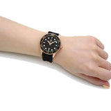  Shop Authentic Michael Kors Runway Quartz Black Dial Black Silicone Strap Watch For Women - MK6852 - Luxxuri