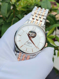  Shop Authentic Tissot Tradition Powermatic 80 Open Heart Silver Dial Two Tone Steel Strap Watch For Men - T063.907.22.038.01 - Luxxuri