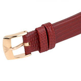  Shop Authentic Emporio Armani Gianni T-Bar Analog Mother of Pearl Dial Red Leather Strap Watch For Women - AR11322 - Luxxuri
