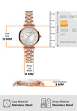  Shop Authentic Emporio Armani Gianni T-Bar Crystals Silver Dial Rose Gold Steel Strap Watch For Women - AR11446 - Luxxuri