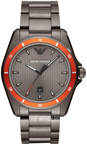  Shop Authentic Emporio Armani Sigma Quartz Grey Dial Grey Steel Strap Watch For Men - AR11178 - Luxxuri