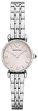  Shop Authentic Emporio Armani Classic Gianni T Bar Crystals Pink Dial Silver Steel Strap Watch For Women - AR1781 - Luxxuri