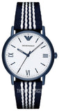  Shop Authentic Emporio Armani Kappa Dress White Dial Two Tone NATO Strap Watch For Men - AR80005 - Luxxuri