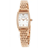  Shop Authentic Emporio Armani Gianni T Bar Quartz Crystals White Dial Rose Gold Steel Strap Watch For Women - AR11406 - Luxxuri