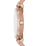  Shop Authentic Emporio Armani Gianni T-Bar Analog Mother of Pearl Dial Blue Leather Strap Watch For Women - AR11468 - Luxxuri