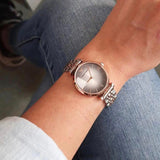  Shop Authentic Emporio Armani Gianni T Bar Grey Dial Two Tone Stainless Steel Watch For Women - AR1725 - Luxxuri