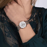  Shop Authentic Emporio Armani Gianni T Bar White Dial Two Tone Steel Strap Watch For Women - AR1926 - Luxxuri