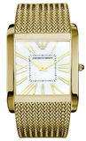  Shop Authentic Emporio Armani Mother of Pearl Dial Gold Mesh Bracelet Watch For Men - AR2016 - Luxxuri