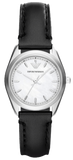  Shop Authentic Emporio Armani Analog White Dial Black Leather Strap Watch For Women - AR6026 - Luxxuri