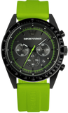  Shop Authentic Emporio Armani Sports Analog Black Dial Green Rubber Strap Watch For Men - AR6115 - Luxxuri