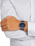  Shop Authentic Emporio Armani Aviator Blue Dial Blue Leather Strap Watch For Men - AR11105 - Luxxuri
