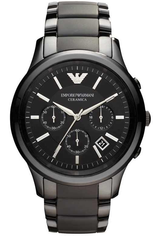  Shop Authentic Emporio Armani Ceramica Chronograph  Black Dial Black Strap Watch For Men - AR1452 - Luxxuri