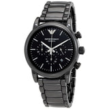  Shop Authentic Emporio Armani Ceramica Chronograph  Black Dial Black Strap Watch For Men - AR1452 - Luxxuri