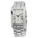  Shop Authentic Emporio Armani Classic White Dial Silver Steel Strap Watch For Men - AR0145 - Luxxuri