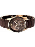  Shop Authentic Emporio Armani Sport Chronograph Brown Dial Brown Stainless Steel Watch For Men - AR5890 - Luxxuri
